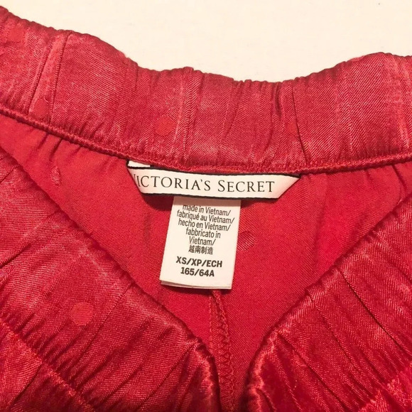 Victorias Secret Red Polka  Dot Valentines Day Sleep Shorts Size XS - Picture 4 of 16